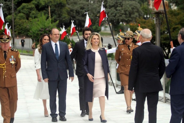 Cida Borghetti, na posse: governadora aposta no municipalismo (Foto: Divulgação)