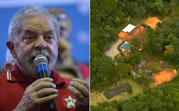 Audiências do processo sobre o sítio de Atibaia são retomadas nesta segunda-feira (7). (Foto: Nelson Almeida/AFP e Reprodução/TV Globo)