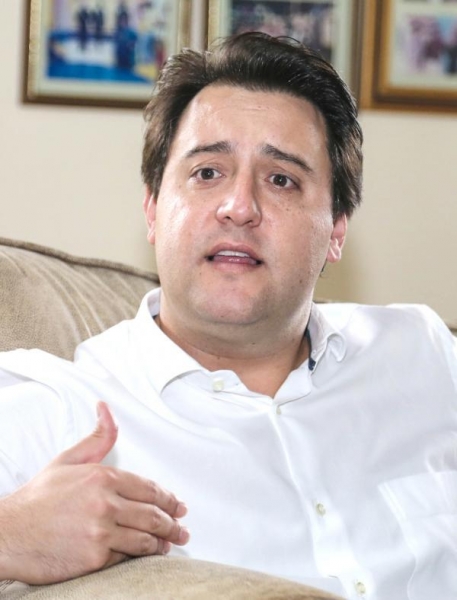 Ratinho Jr (PSD): fora do ar (Foto: Franklin de Freitas)