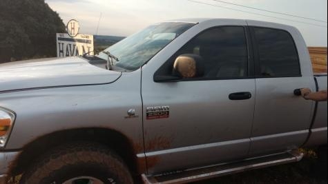 Policiais Militares localizaram o veículo próximo a Ouro Verde do Oeste. (Foto: PM)