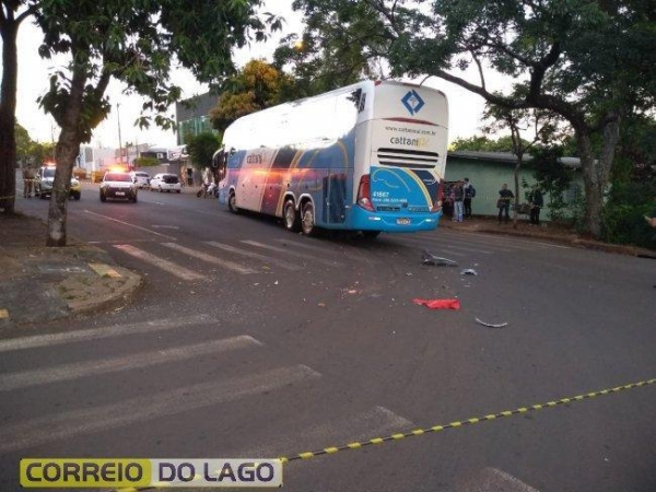 A colisão foi registrada no cruzamento da Rua Alagoas com a Rua Rio Branco. (Foto: Reprodução)