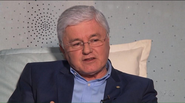 Valdir Rossoni foi secretário da Casa Civil do Paraná e deputado estadual e federal — Foto: Reprodução/RPC