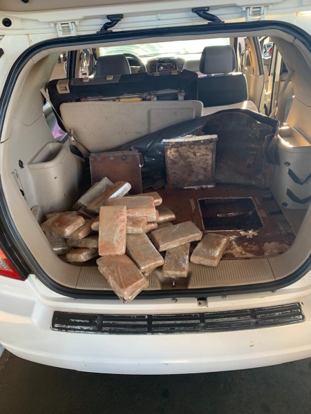 Uma pessoa foi presa. (Fotos: BPFron)