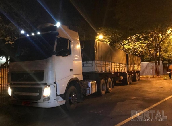 Segundo o motorista, a carga seria entregue em São Paulo e ele receberia R$ 7.000,00 pelo serviço.(Fotos: Divulgação/PF)