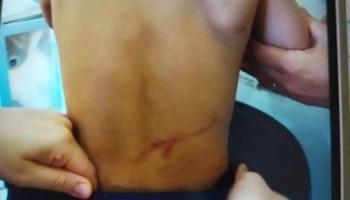 Polícia Civil investiga caso em que criança era amarrada com cadarço pelo tornozelo, em Arapongas — Foto: Polícia Civil/Divulgação