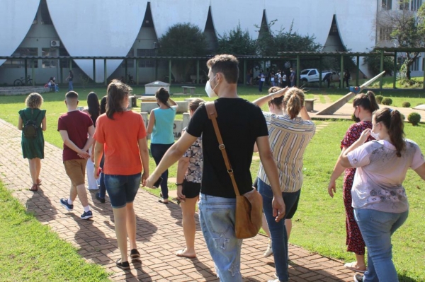 Unioeste: Comunidade acadêmica se reencontra nas salas de aula - Cascavel, 24/01/2022 Foto: Unioeste