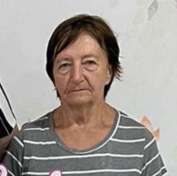 Antoninha Paradzinski, de 67 anos. Foto: Diculgação.