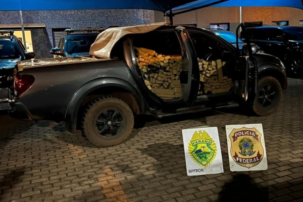 PMPR e Polícia Federal apreendem mais de 4 toneladas de drogas no Oeste do Estado Foto: PMPR