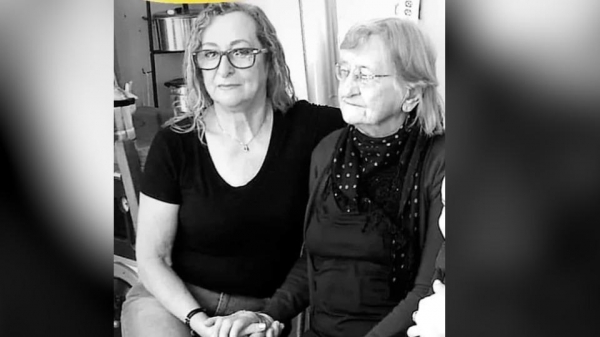 Tereza Salvadori Giongo, de 97 anos, e sua filha, Judite Giongo Borba, de 64 anos. Foto: Divulgação.