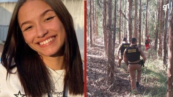Buscas por adolescente grávida desaparecida no Paraná entram no 14º dia — Foto: Reprodução