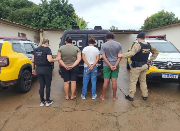 Polícia prende professora suspeita de traficar maconha em Santo Antônio do Caiuá — Foto: Polícia Civil do Paraná