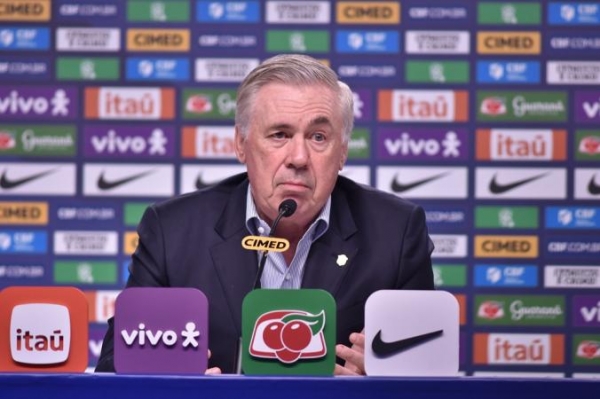 RJ - FUTEBOL/CONVOCAÇÃO/ANCELOTTI - ESPORTES - O técnico Carlo Ancelotti convoca a seleção brasileira para a próxima Data Fifa, na sede da Confederação Brasileira de Futebol (CBF), na Barra da Tijuca, no Rio de Janeiro, nesta quarta-feira, 01. Os compromissos serão dois amistosos, contra Coreia do Sul e Japão, nos dias 10 e 14 de outubro, respectivamente. A convocação ocorre a partir das 15h (de Brasília), na sede da Confederação Brasileira de Futebol (CBF), no Rio. 01/10/2025 -