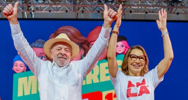Presidente Lula se confundiu a chamar de “Janja” ex-esposa Marisa Letícia, falecida em 2017. (Foto: Ricardo Stuckert.)